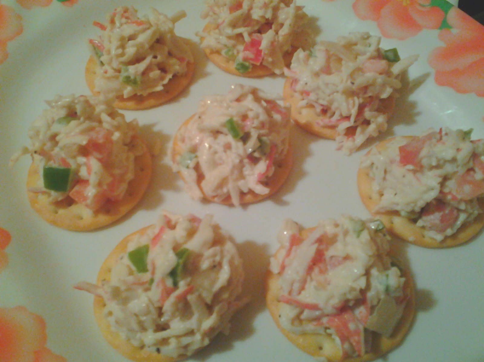 Cooking With Sugar Spicy Crab Salad Canapes