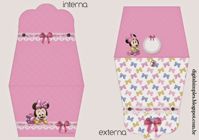 Lovely Minnie Baby: Free Printable Purse Invitations.