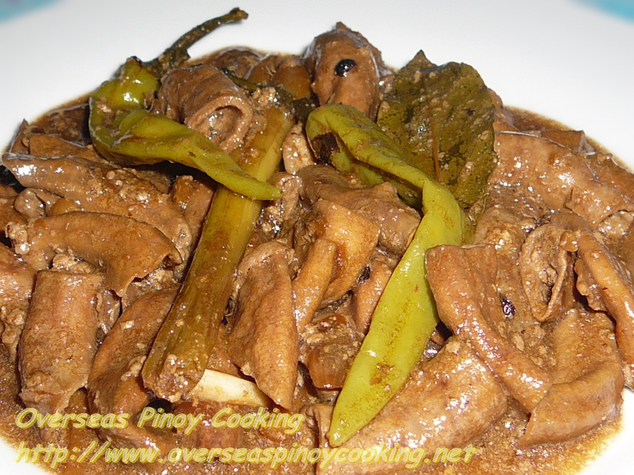 Adobong Isaw, Adobong Bituka