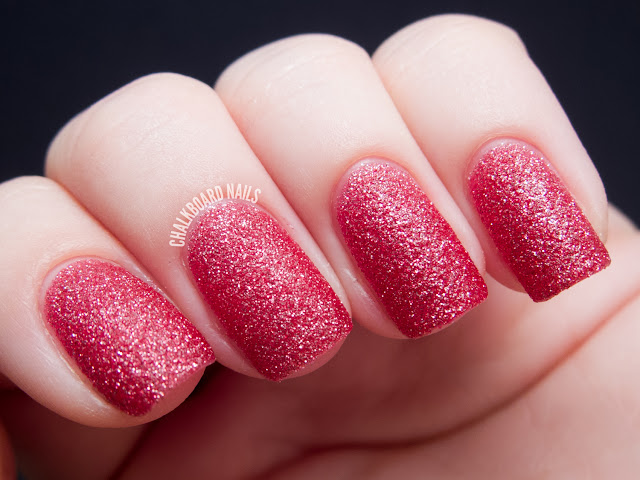 Chalkboard Nails: Zoya Miranda (PixieDust textured shade)