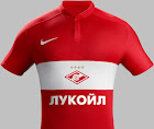 FCスパルタク・モスクワ 2015-16 ユニフォーム-ホーム