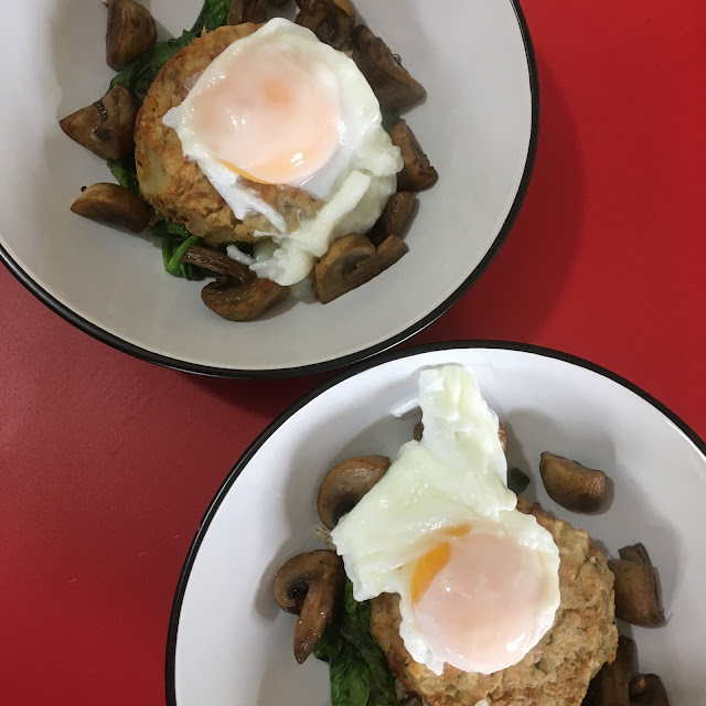 A Light Lunch Recipe: Tuna Rosti and Poached Egg