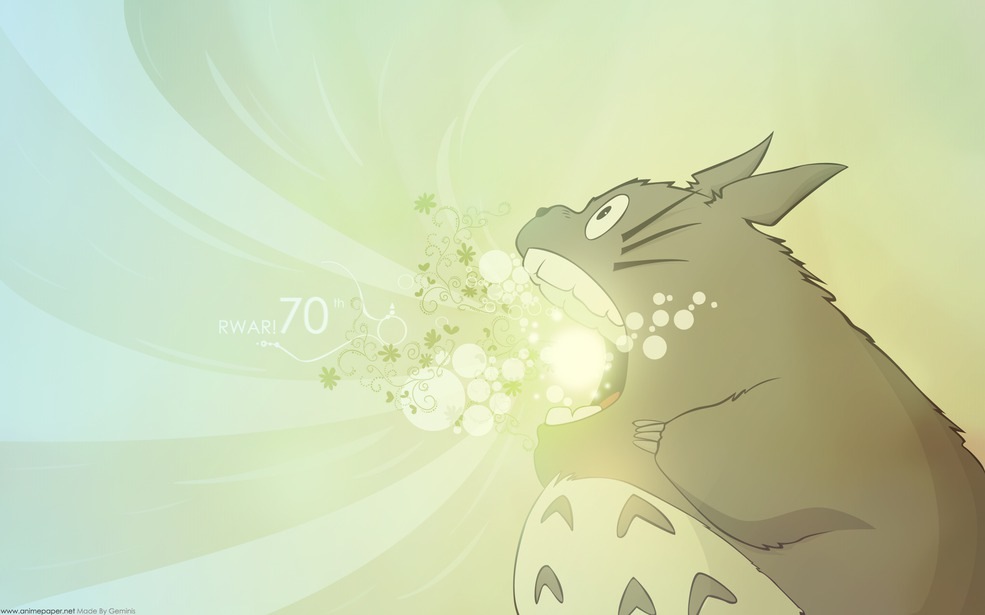 14 Cute Totoro Wallpapers!