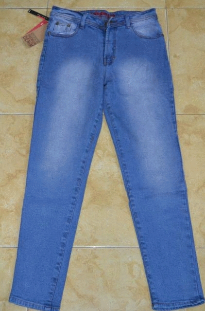 Jual Celana Jeans LOGO Wanita Biru Muda