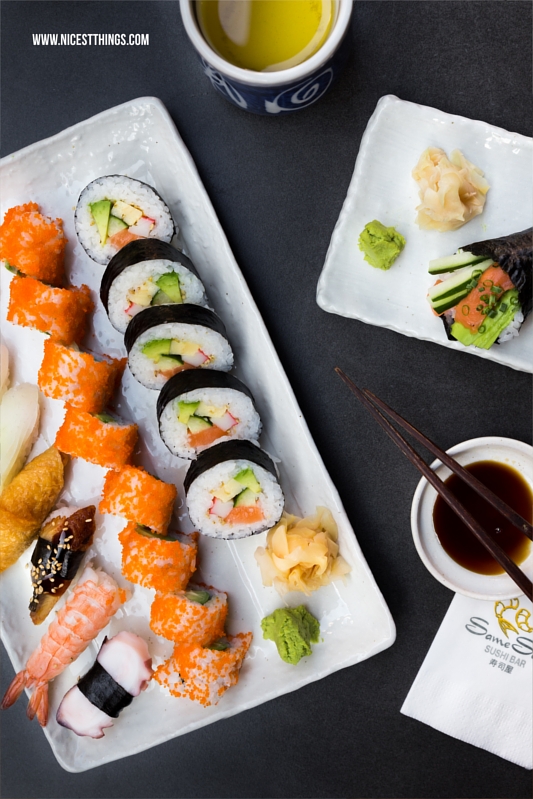 Bestes Sushi in Heidelberg Same Same Nigiri Futomaki Inside Out Rolls