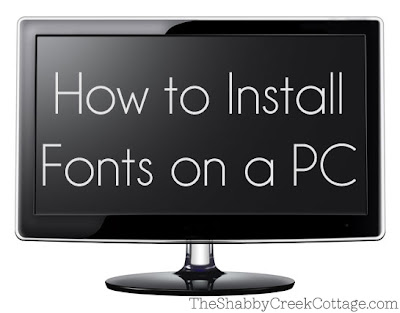 easy tutorial, tech help, computer help, fonts, font download, how to install fonts