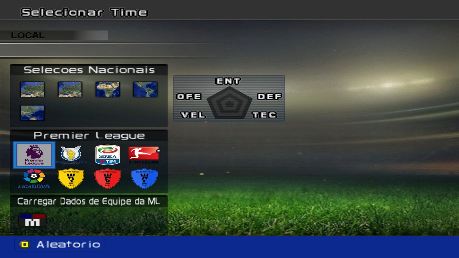 Pes 16 setup