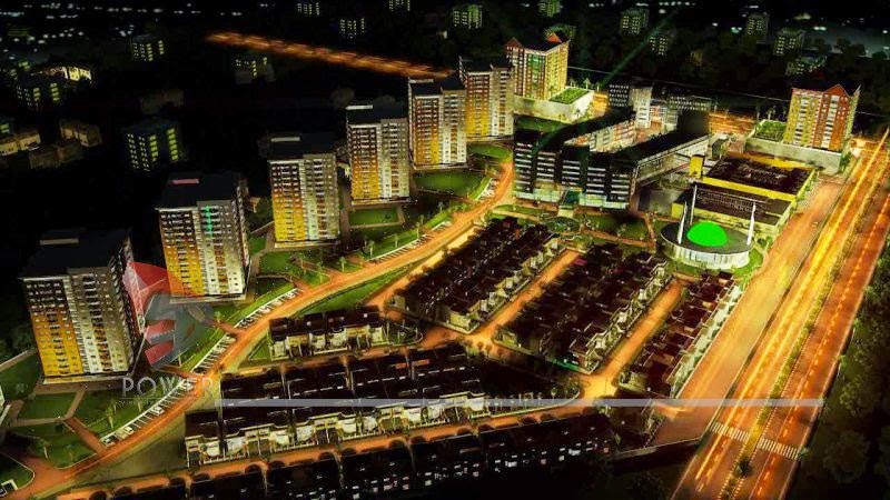 Night View Location Of Township
