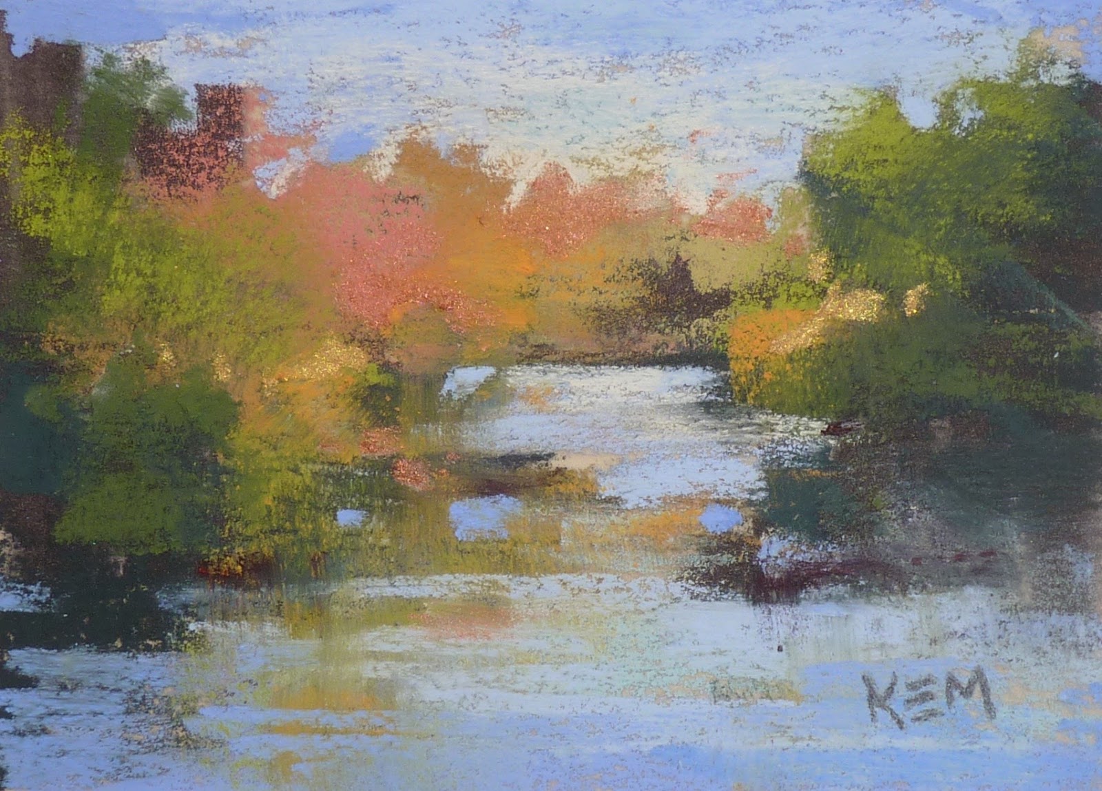 Painting My World Adding a Metallic Touch...with Henri Roche Pastels