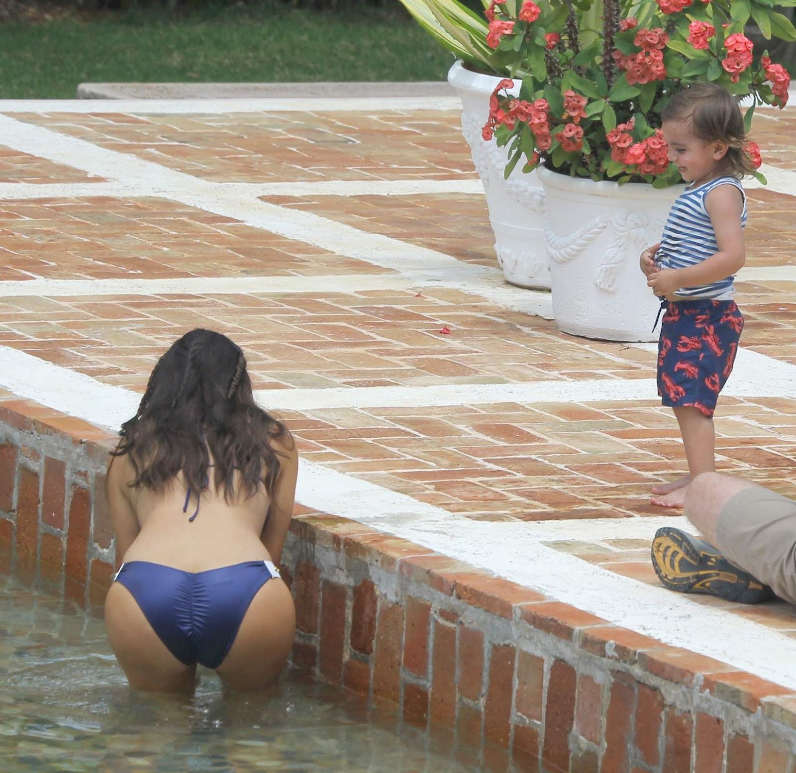 Kim Kardashian in Bikini Pictures at Dominican Republic