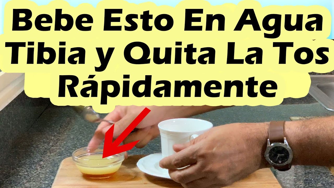 Remedios para quitar la tos seca rapido