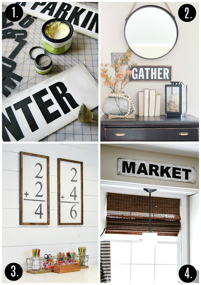 Affordable farmhouse signs made without fancy cutting machines