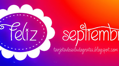 Tarjeta de Feliz septiembre