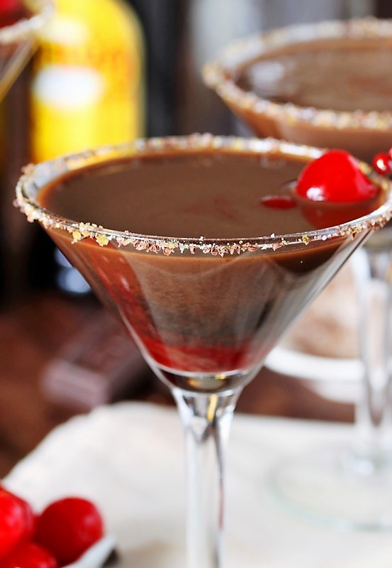 Chocolate Covered Cherry Martinis The Kitchen is My Playground