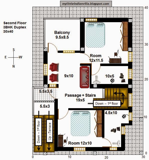 My Little Indian Villa 40R33 1BHK and 3BHK in 30x40