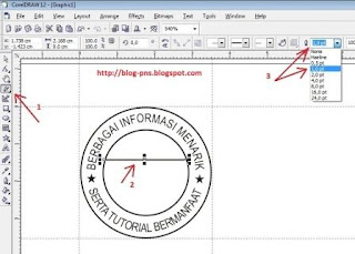 Tutorial Cara Membuat Logo Stempel CorelDraw