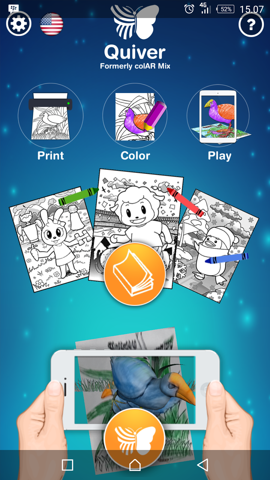 Coloring lebih mengasikkan dengan teknologi Augmented Reality dari