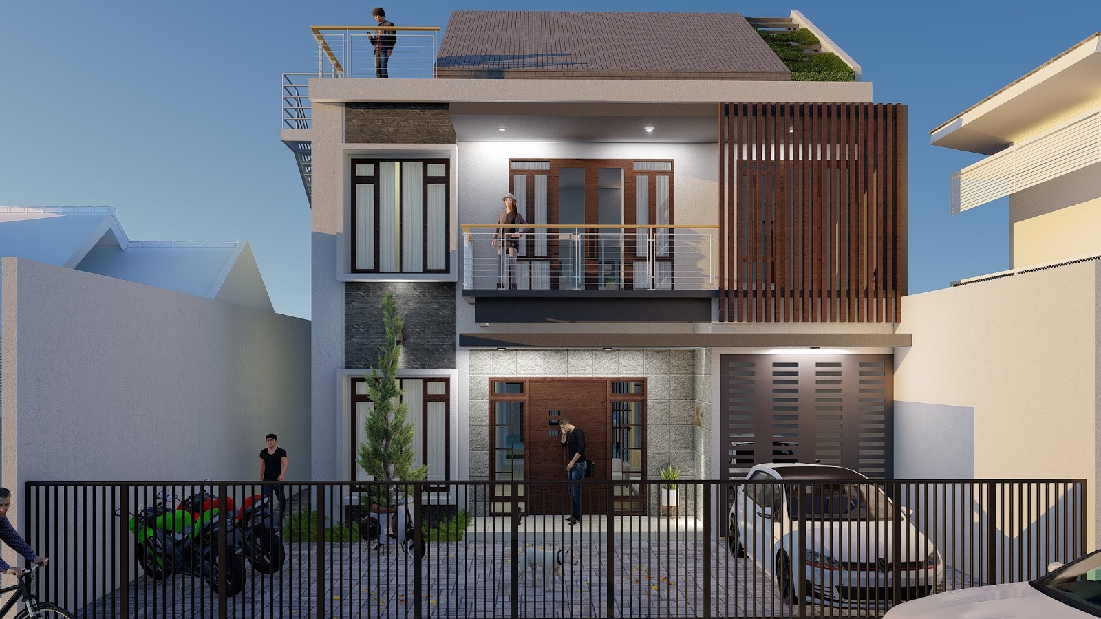 40 Desain rumah kost minimalis 2 lantai dan biaya