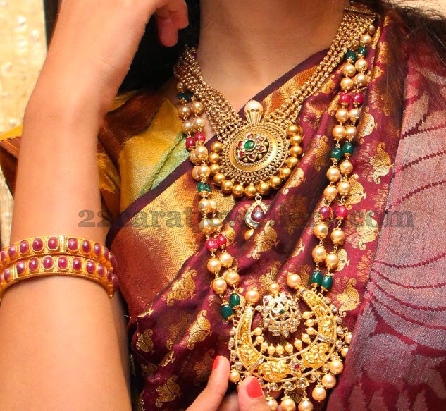 Sowmya in South Pearl Jewelry - Jewellery Designs