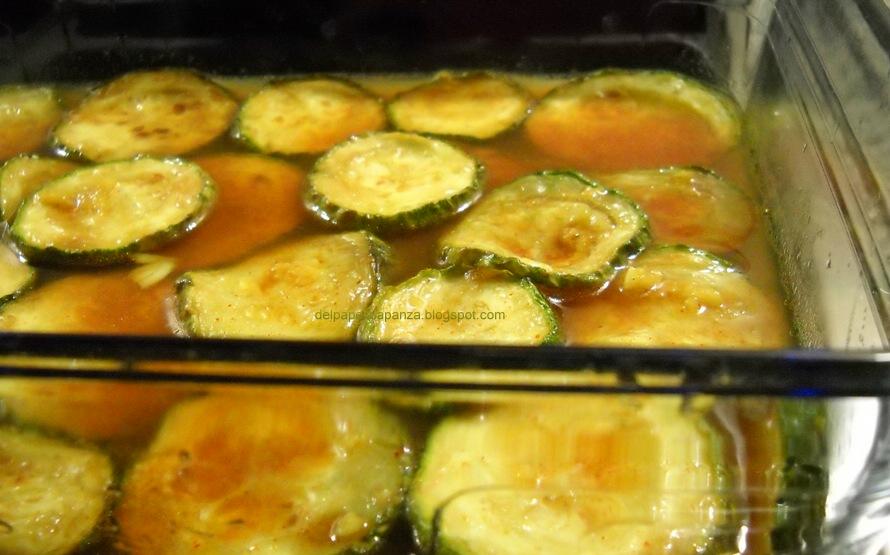 Del papel a la panza Zucchine alla scapece