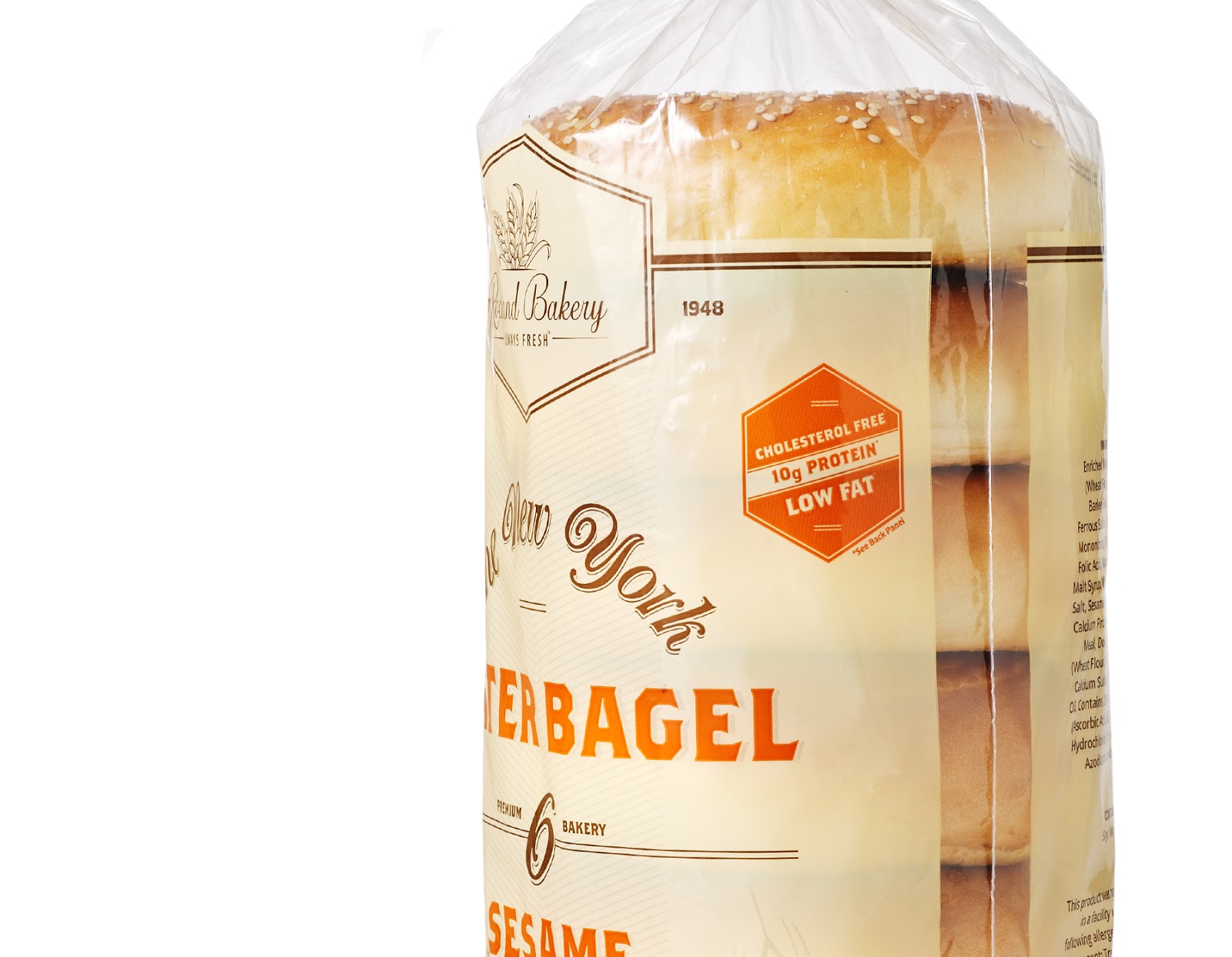 Rockland Bakery Water Bagel Packaging Redesign on Packaging of the