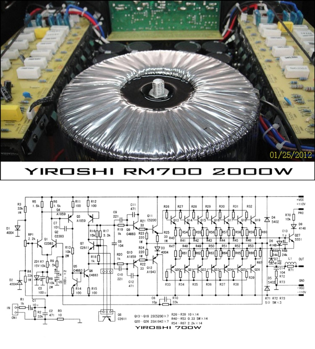 * Eletrônica Campo Elétrico Circuito esquema amplificadores Yirosho