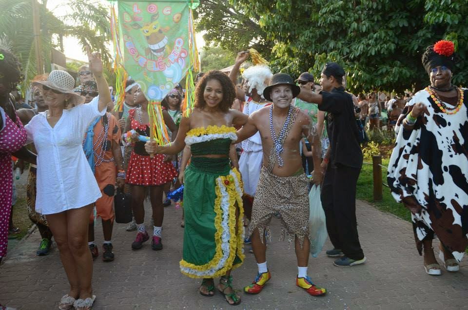 Ateliê da Lagartixa Estandarte para bloco de carnaval