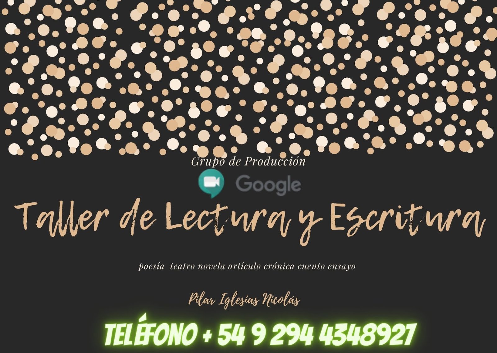 TALLER DE LECTURA Y ESCRITURA