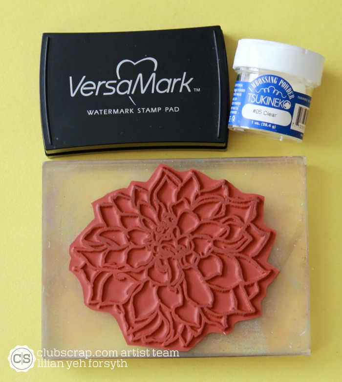 {Tue} Technique (Heat) Embossing Resist Technique The Leaf Studio