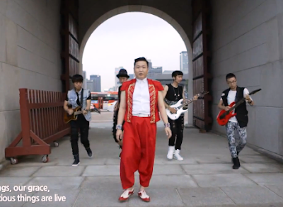 Psy Korea archway