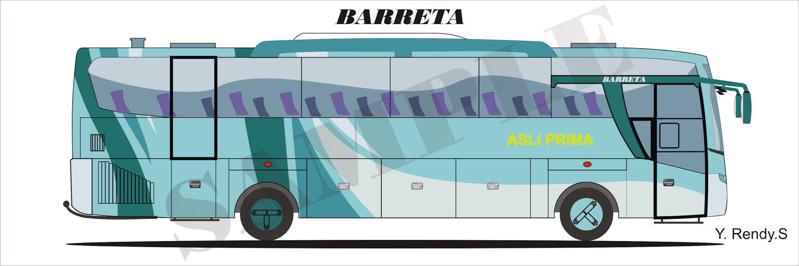 Barreta bus  desain 
