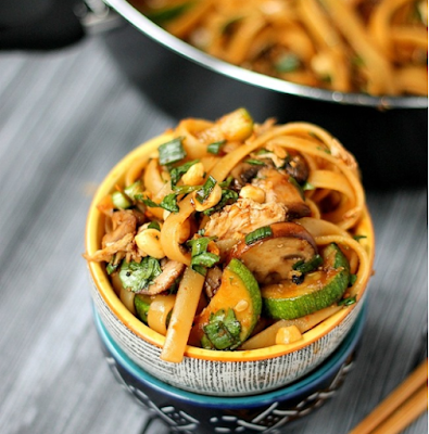One Pot Spicy Thai Noodles #vegetable #healthyrecipe