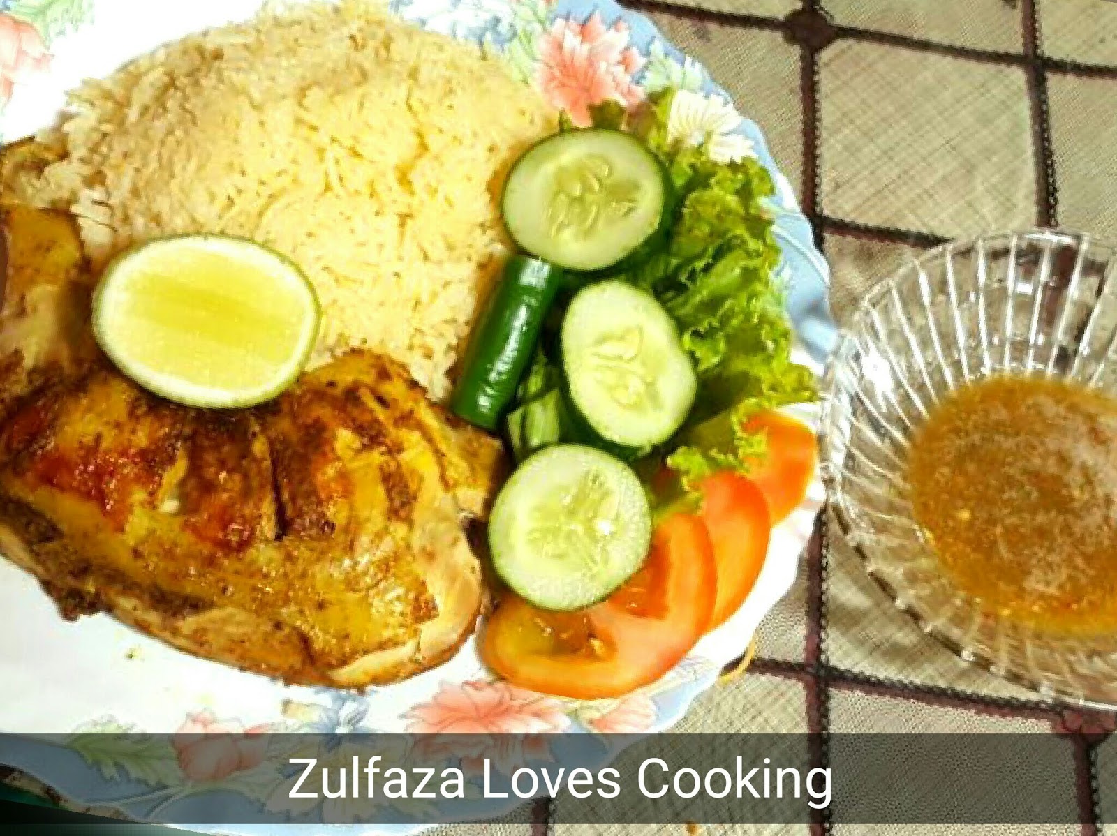 ZULFAZA LOVES COOKING: Chicken Madhbi With Rice