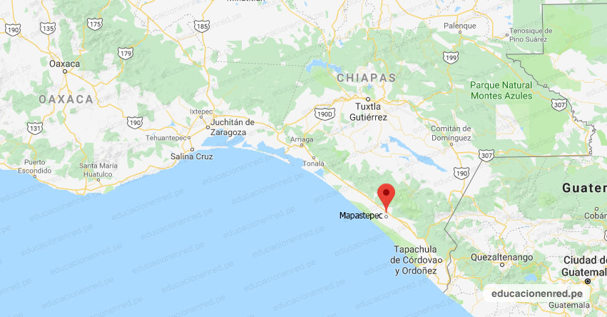 Temblor en México de Magnitud 4.0 (Hoy Martes 17 Diciembre 2019) Sismo - Epicentro - Mapastepec - Chiapas - CHIS. - SSN - www.ssn.unam.mx