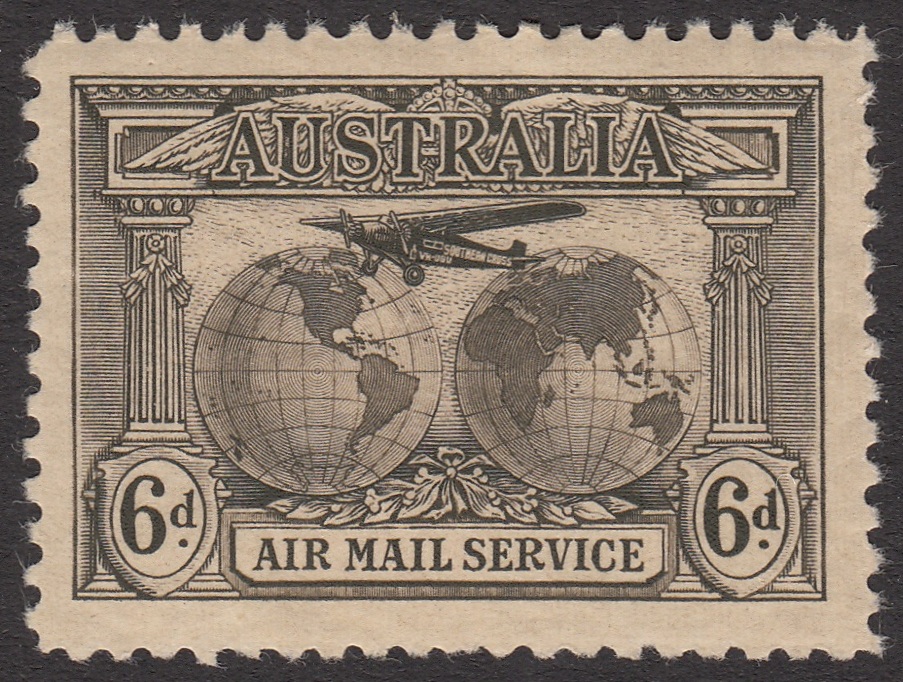 Engraved Stamps! Australia 1931 Kingsford Smith