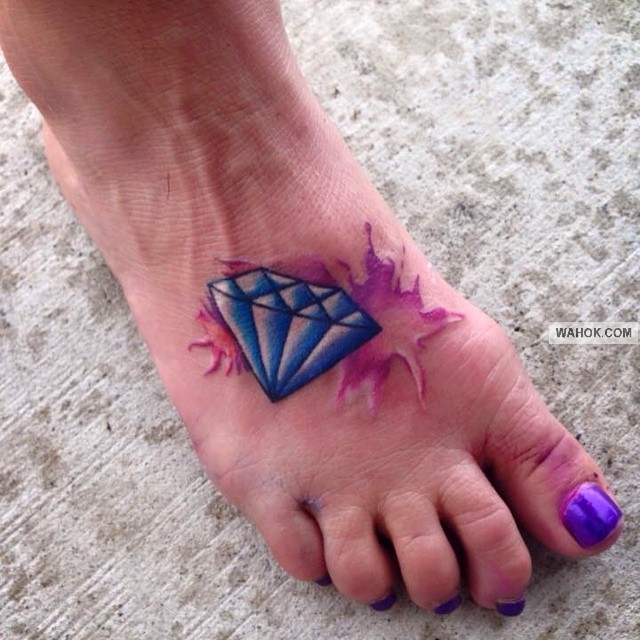 23 Gambar Tato Keren Diamond Kristal Terbaru Paling Unik