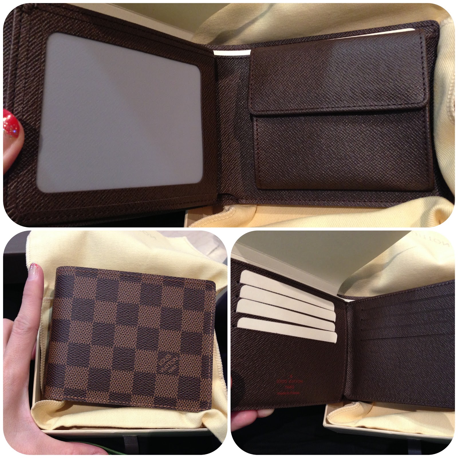 0 Louis Vuitton Men Wallet PF Florin N60011 (Damier Ebene) -SOLD-