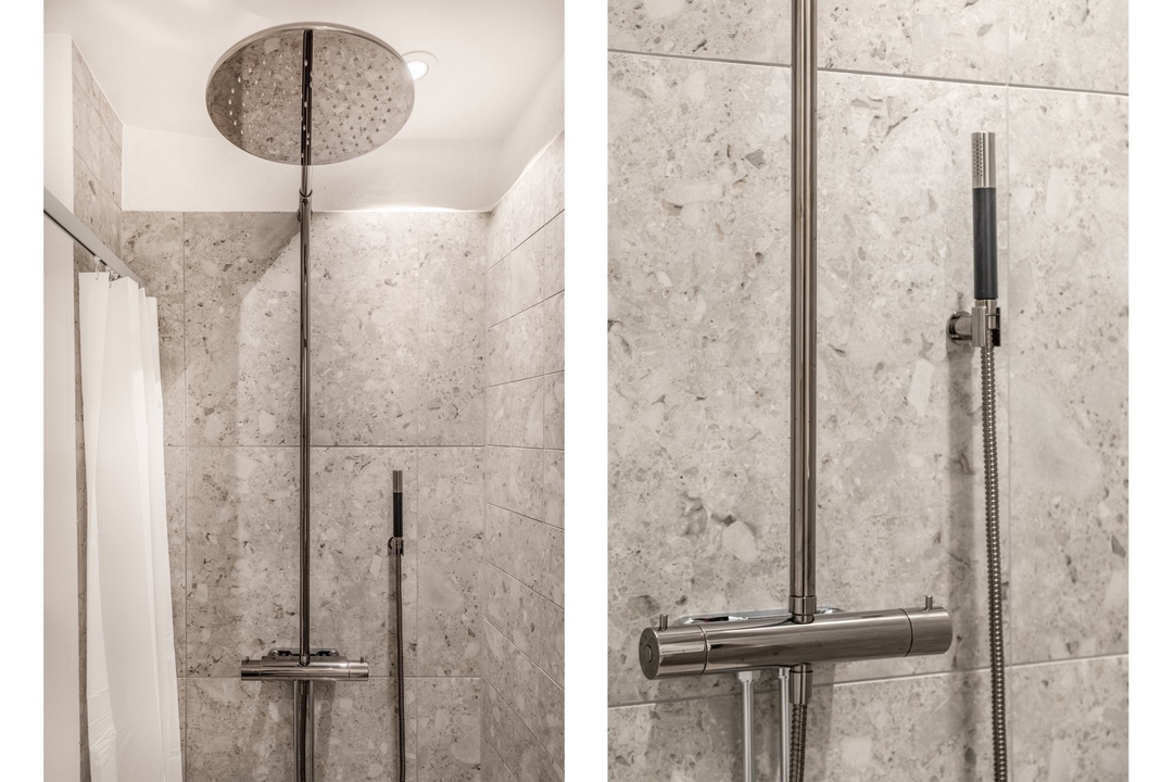 Estante singular e multiuso se torna peça-chave de apartamento