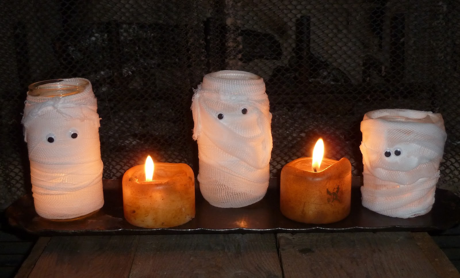 Observations Halloween Mummy Candles