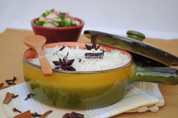 Malaysian savoury Rice -Nasi Minyak | simply.food