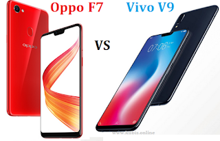 Perbandingan  Oppo F7 Dan Vivo V9 Harga dan Spesifikasi Lengkap