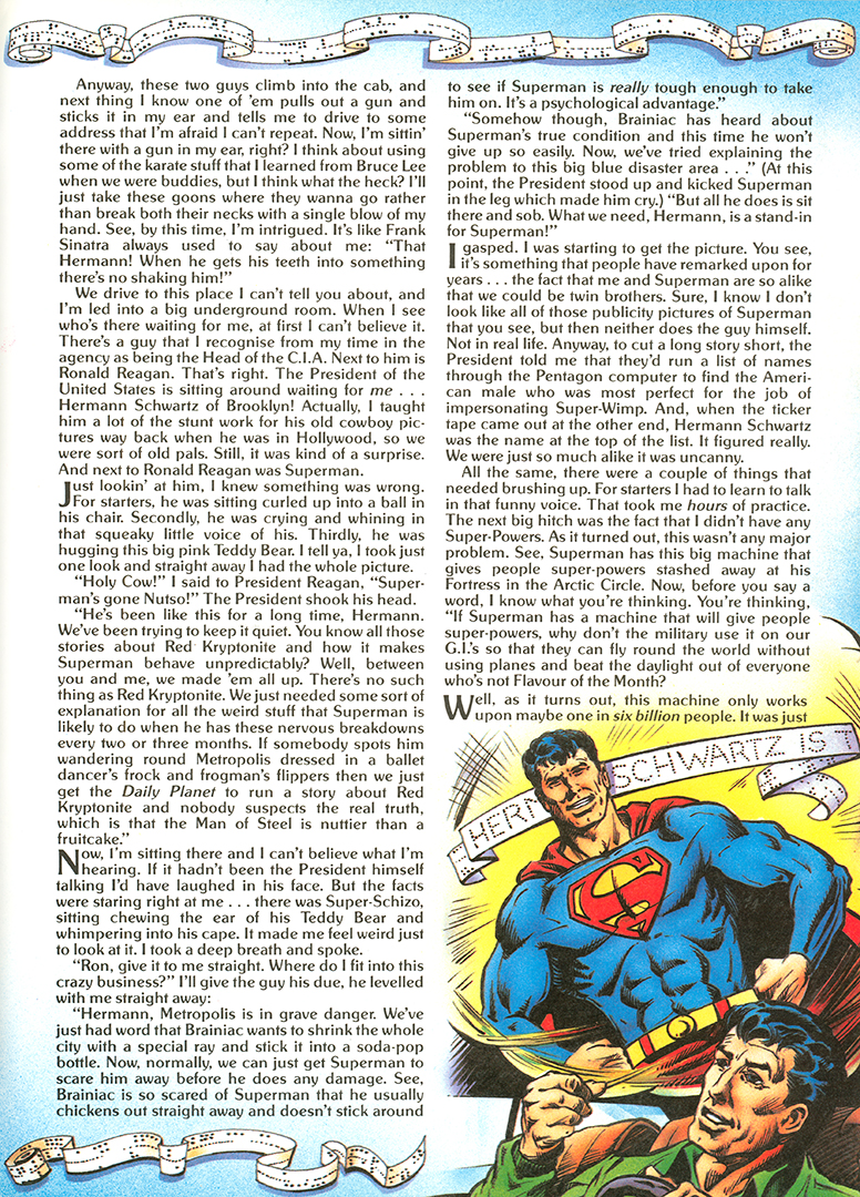 Alan Moore's Awesome Moore's earliest Superman stories Part 2