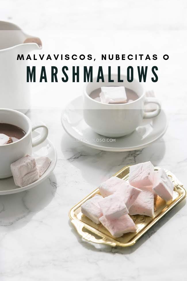 Marshmallows, malvaviscos o nubes. La receta para hacerlos en casa vía elgatogoloso.com