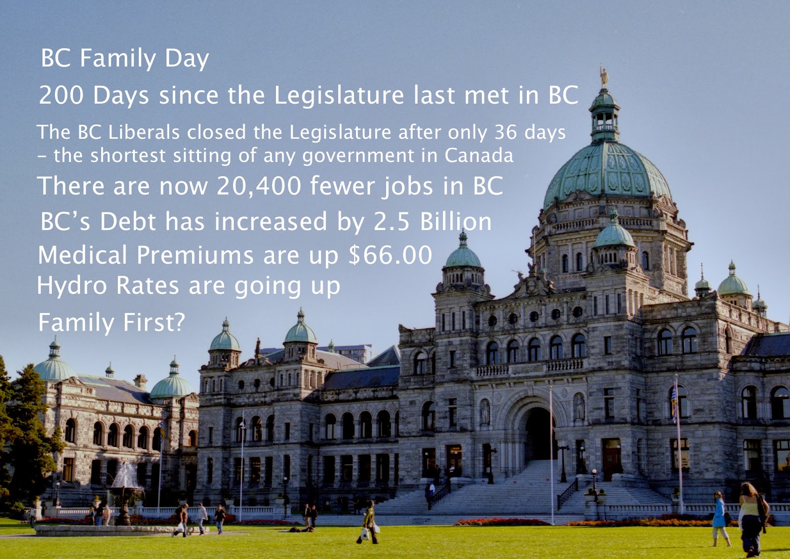BC Teacher Info: BC Family Day - Day-off # 200 for the BC Liberals in