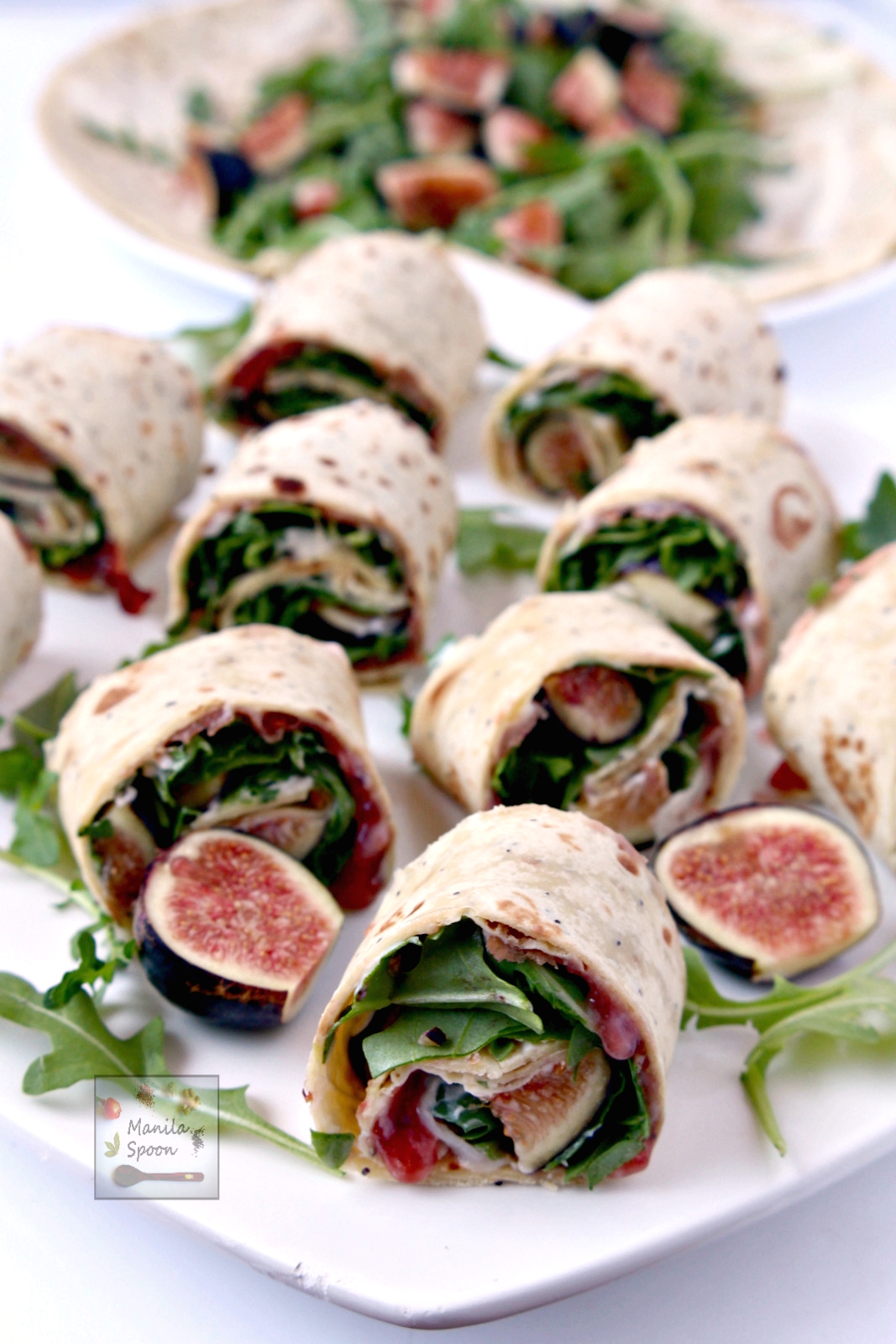 Fig, Prosciutto and Arugula Sandwich Wrap Manila Spoon