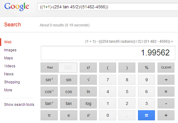 google ல் புதிய Scientific Calculator மற்றும் Unit Converter வசதிகள்