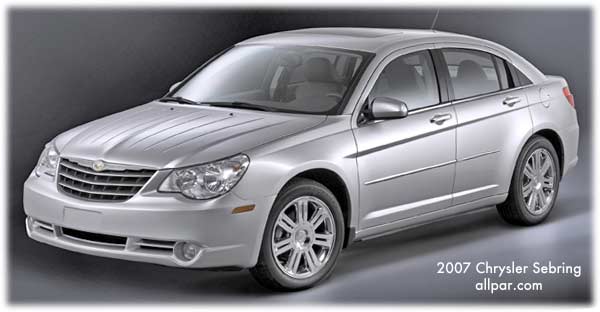 2007 Chrysler sebring sedan specs
