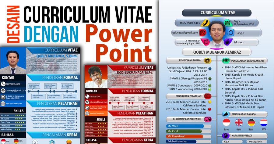 Cara Membuat Cv Yang Lebih Menarik Dengan Powerpoint Pakar Tutorial
