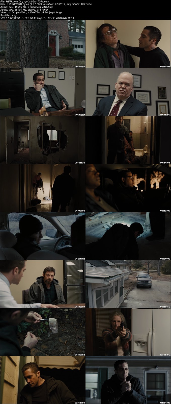 Prisoners 2013 Hindi Dual Audio 480p BluRay Esubs 450MB Download