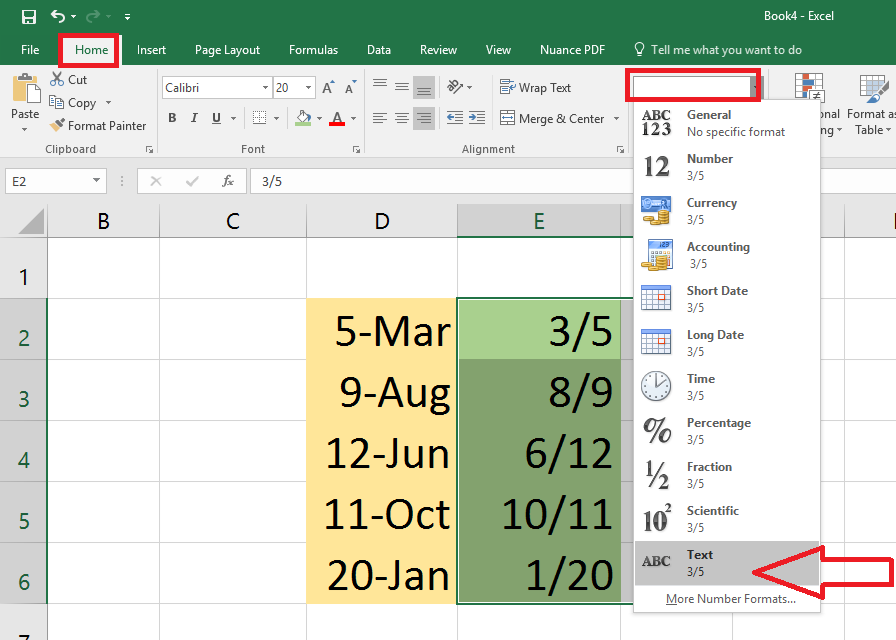 how to format date cells in excel 2010